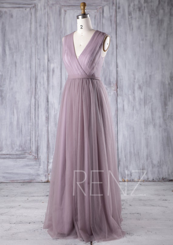 Mauve Bridesmaid Dresses